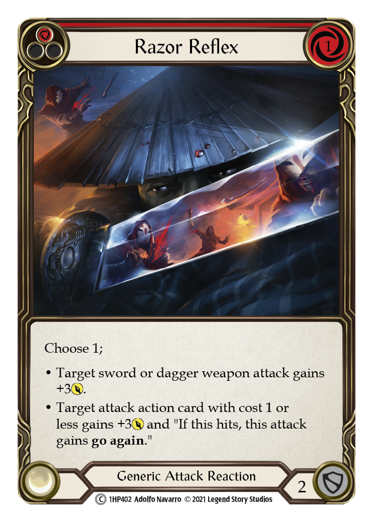 Razor Reflex (Red) [1HP402] (History Pack 1) - Waypoint Games CA
