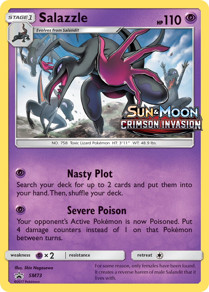 Salazzle (SM73) [Sun & Moon: Black Star Promos] - Waypoint Games CA