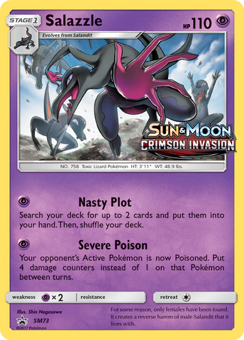 Salazzle (SM73) [Sun & Moon: Black Star Promos] - Waypoint Games CA