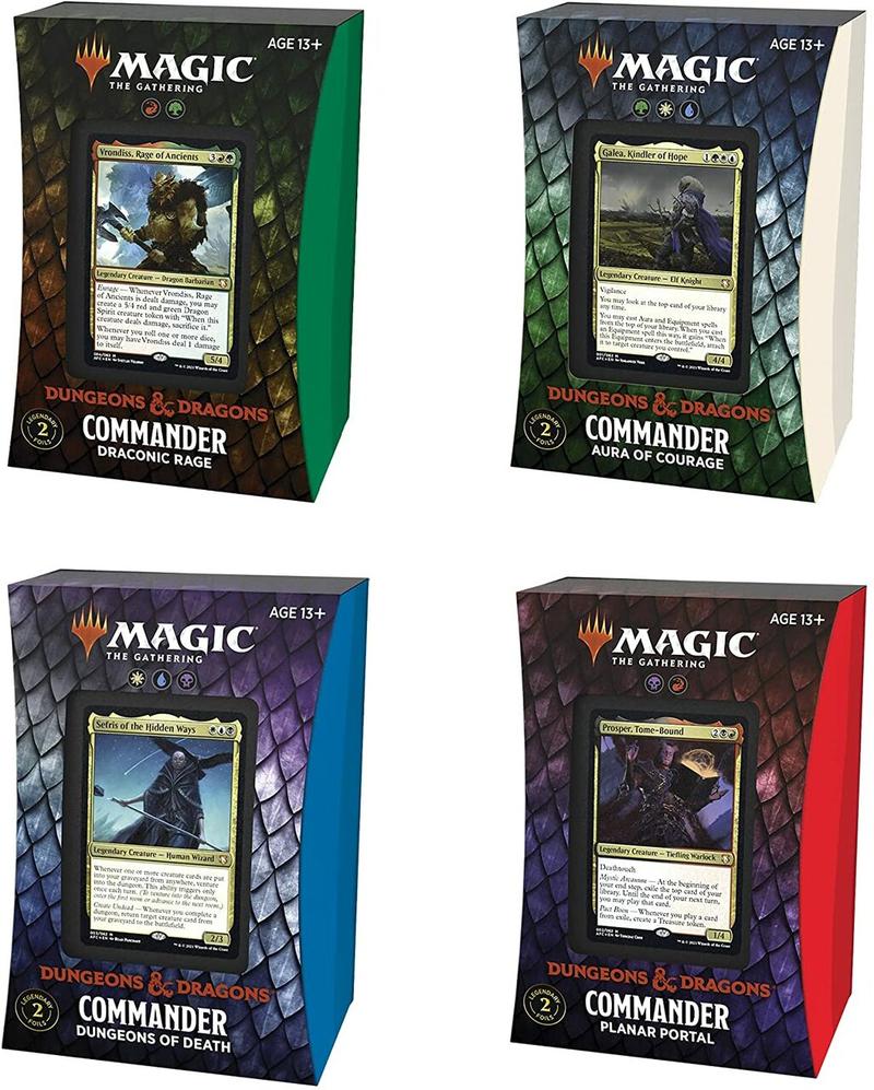 Adventures in the Forgotten Realms Set of Four Commander Decks [Preorder: July 23rd]