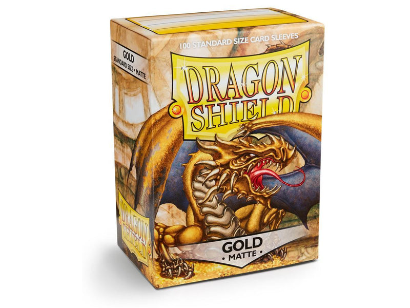 Dragon Shield Matte Gold Sleeves 100ct