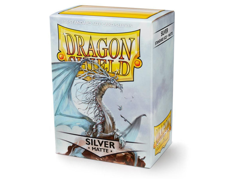 Dragon Shield Matte Silver Sleeves 100ct