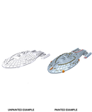 Star Trek Deep Cuts Unpainted Miniatures: Intrepid Class