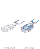 Star Trek: Deep Cuts Unpainted Miniatures: Sovereign Class