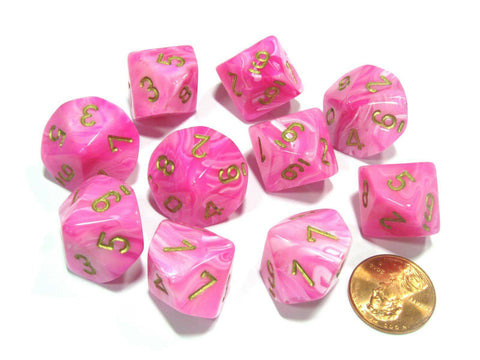 Chessex: 10 Piece Vortex™ Polyhedral Dice Set