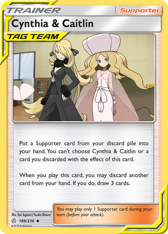 Cynthia & Caitlin (189/236) [Sun & Moon: Cosmic Eclipse] - Waypoint Games CA