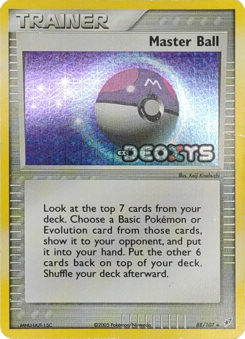 Master Ball (88/107) (Stamped) [EX: Deoxys] - Waypoint Games CA