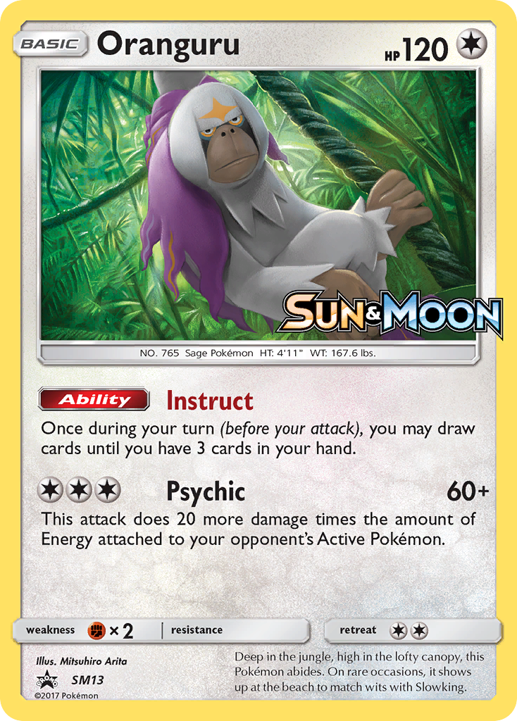 Oranguru (SM13) [Sun & Moon: Black Star Promos] - Waypoint Games CA