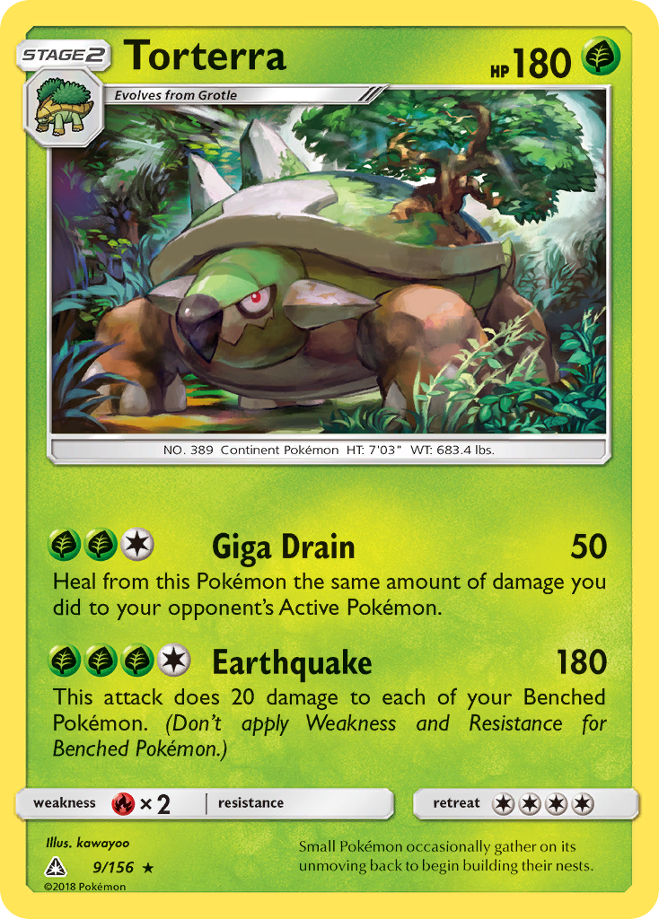 Torterra (9/156) [Sun & Moon: Ultra Prism] - Waypoint Games CA