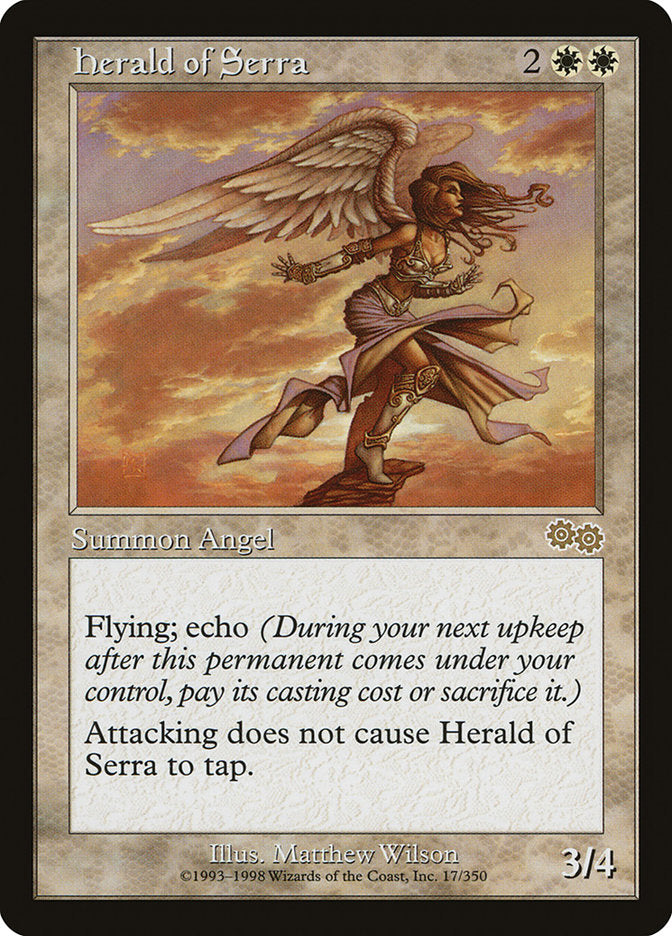 Herald of Serra [Urza's Saga] - Waypoint Games CA