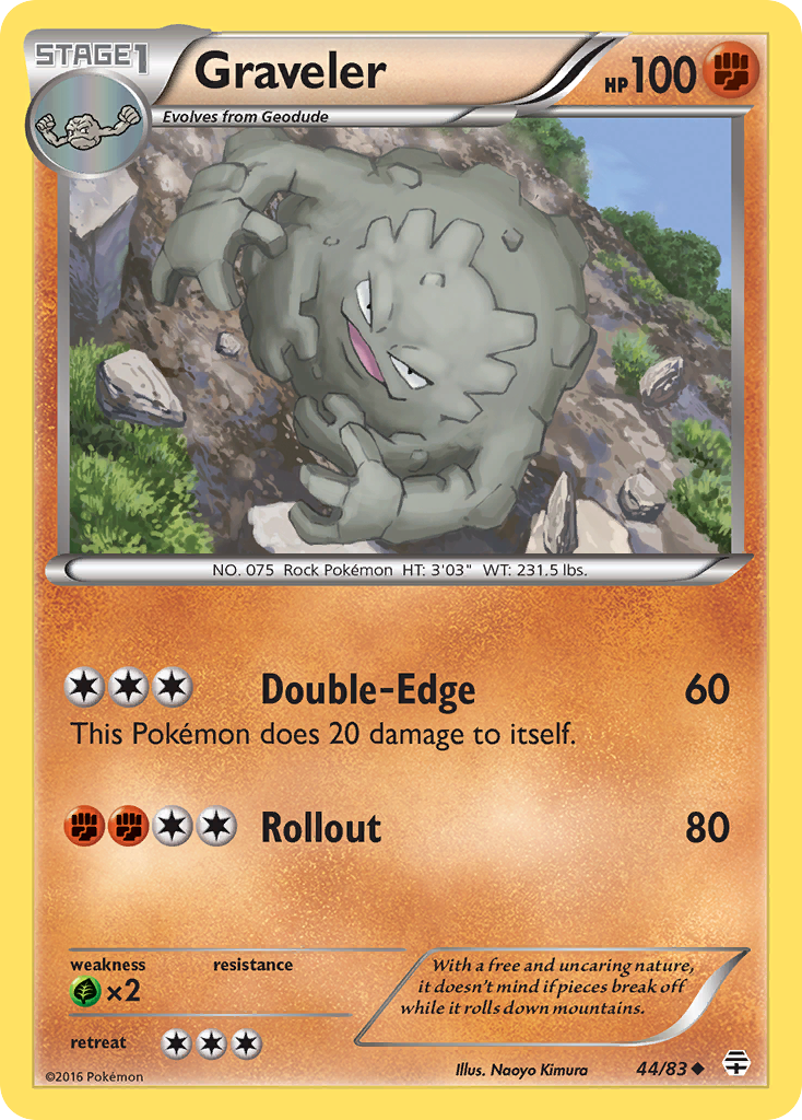 Graveler (44/83) [XY: Generations] - Waypoint Games CA