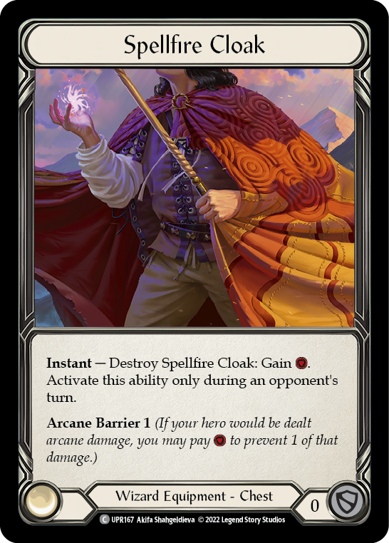 Spellfire Cloak [UPR167] (Uprising)  Cold Foil - Waypoint Games CA