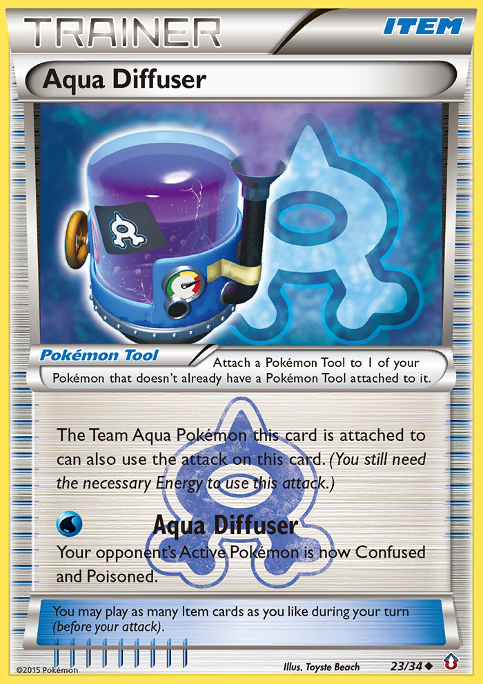 Aqua Diffuser (23/34) [XY: Double Crisis] - Waypoint Games CA