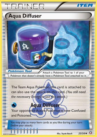 Aqua Diffuser (23/34) [XY: Double Crisis] - Waypoint Games CA