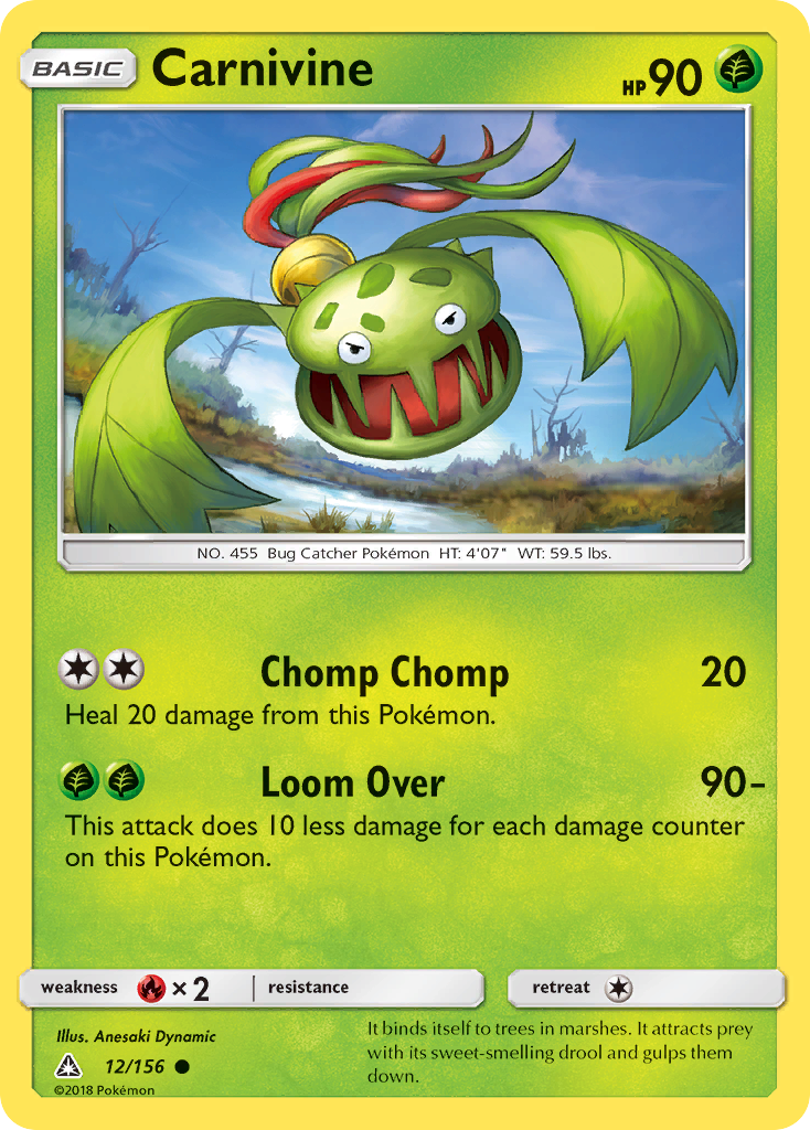 Carnivine (12/156) [Sun & Moon: Ultra Prism] - Waypoint Games CA