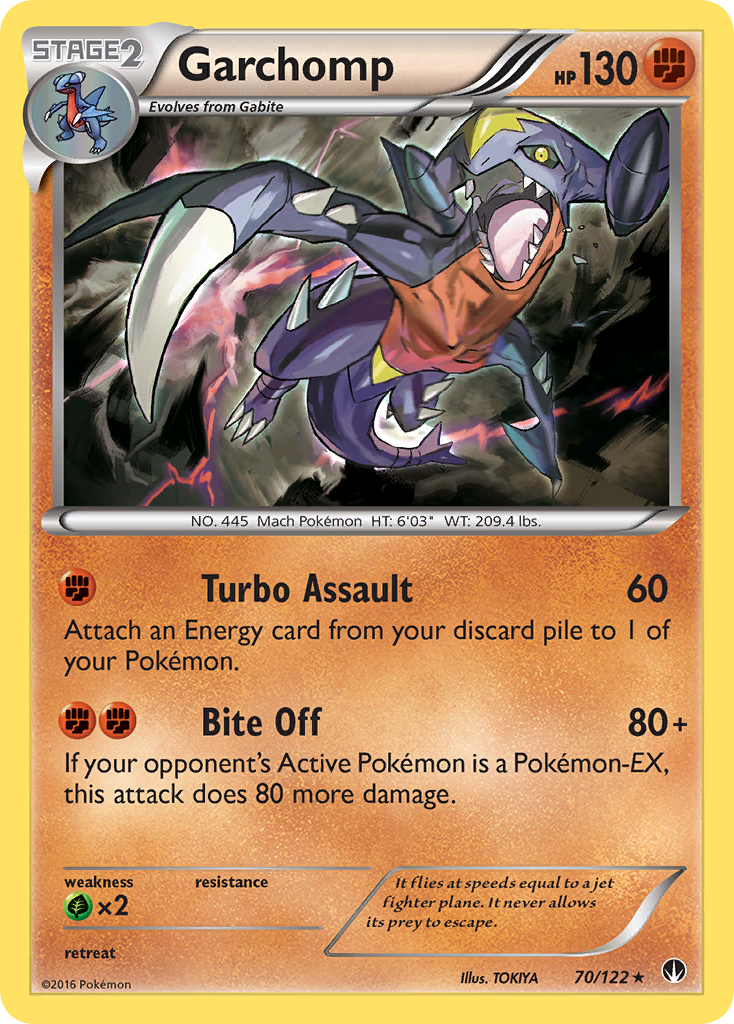 Garchomp (70/122) [XY: BREAKpoint] - Waypoint Games CA