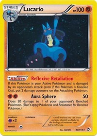 Lucario (80/113) (Cosmos Holo) [Black & White: Legendary Treasures] - Waypoint Games CA