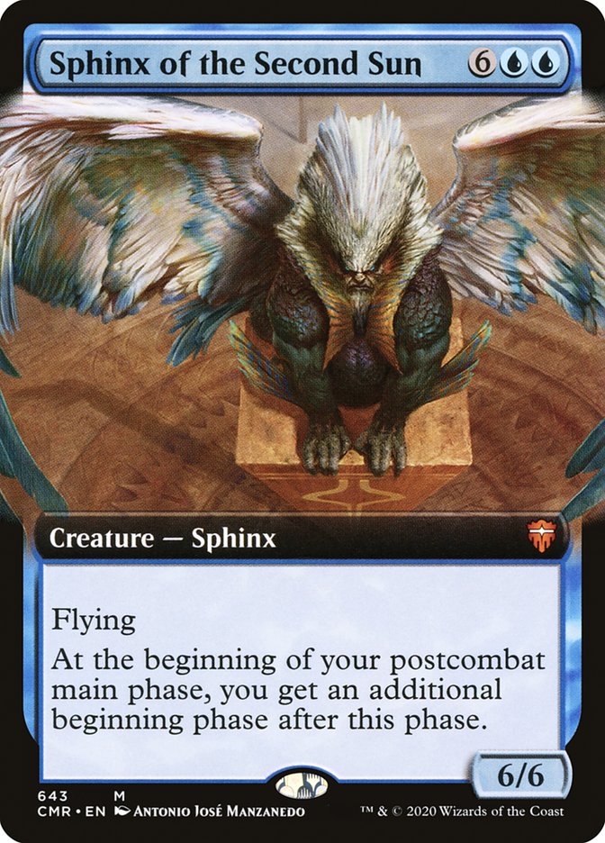 Sphinx of the Second Sun (Extended Art) [Commander Legends] - Waypoint Games CA