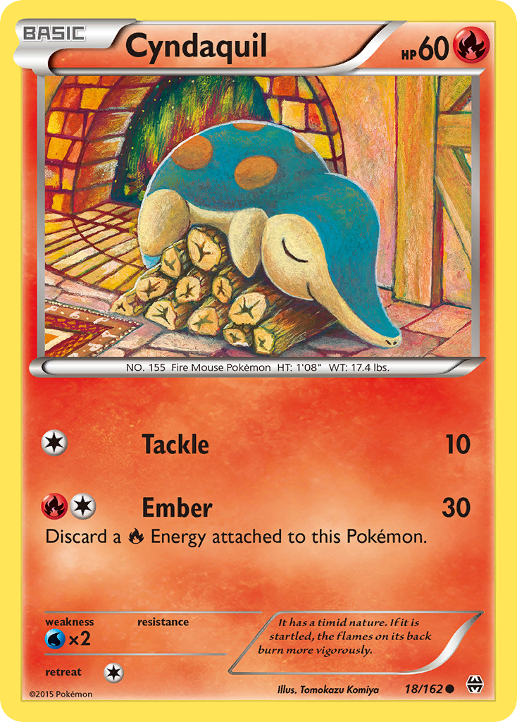 Cyndaquil (18/162) [XY: BREAKthrough] - Waypoint Games CA