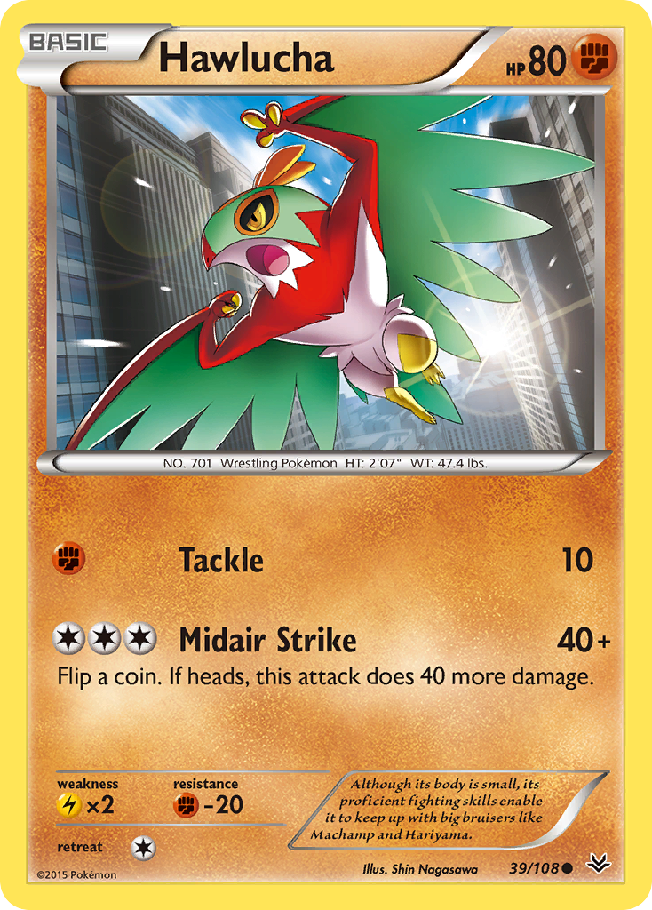 Hawlucha (39/108) [XY: Roaring Skies] - Waypoint Games CA