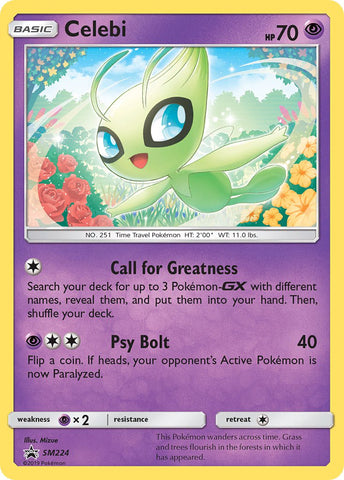 Celebi (SM224) [Sun & Moon: Black Star Promos] - Waypoint Games CA