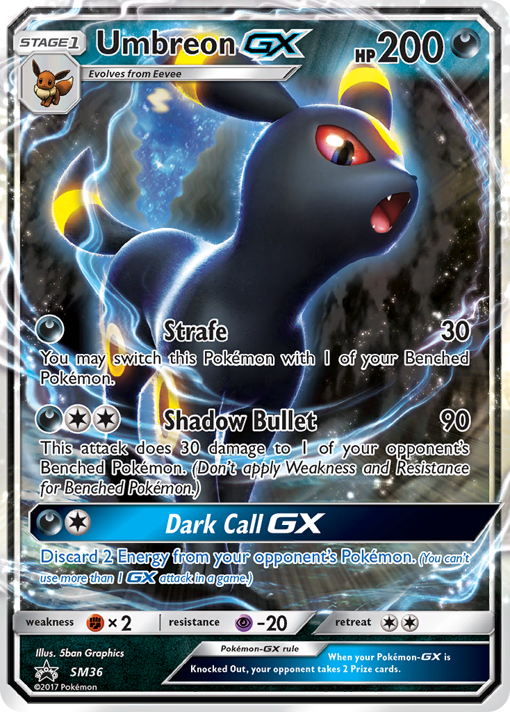 Umbreon GX (SM36) [Sun & Moon: Black Star Promos] - Waypoint Games CA