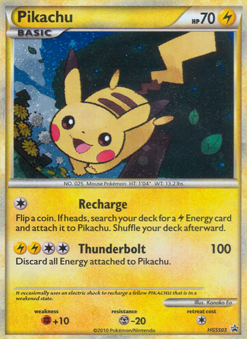 Pikachu (HGSS03) [HeartGold & SoulSilver: Black Star Promos] - Waypoint Games CA