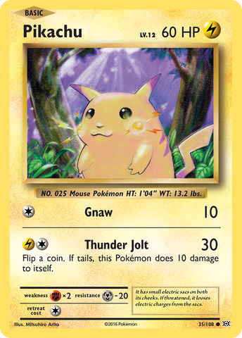 Pikachu (35/108) [XY: Evolutions] - Waypoint Games CA