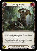 Savage Swing (Yellow) [RNR016-C] (Rhinar Hero Deck)  1st Edition Normal - Waypoint Games CA