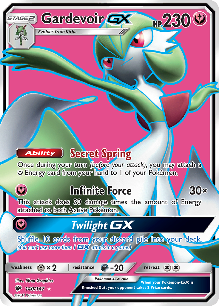 Gardevoir GX (140/147) [Sun & Moon: Burning Shadows] - Waypoint Games CA