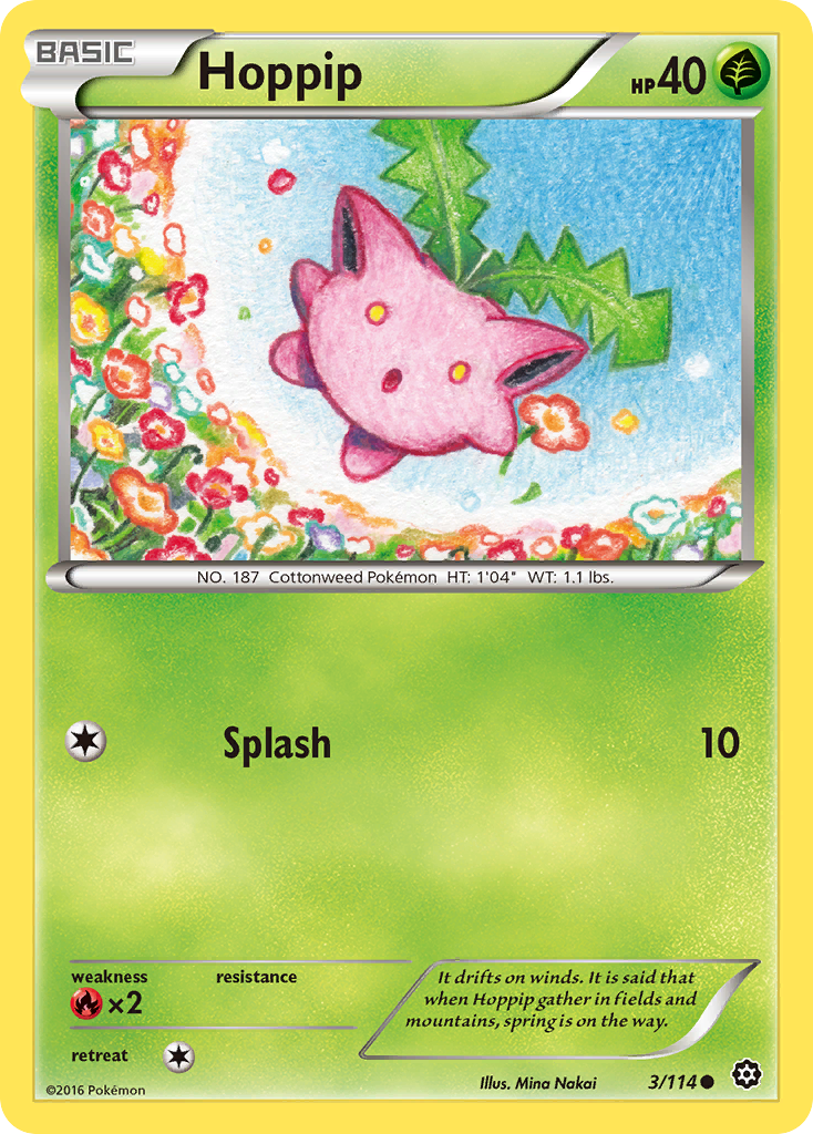 Hoppip (3/114) [XY: Steam Siege] - Waypoint Games CA