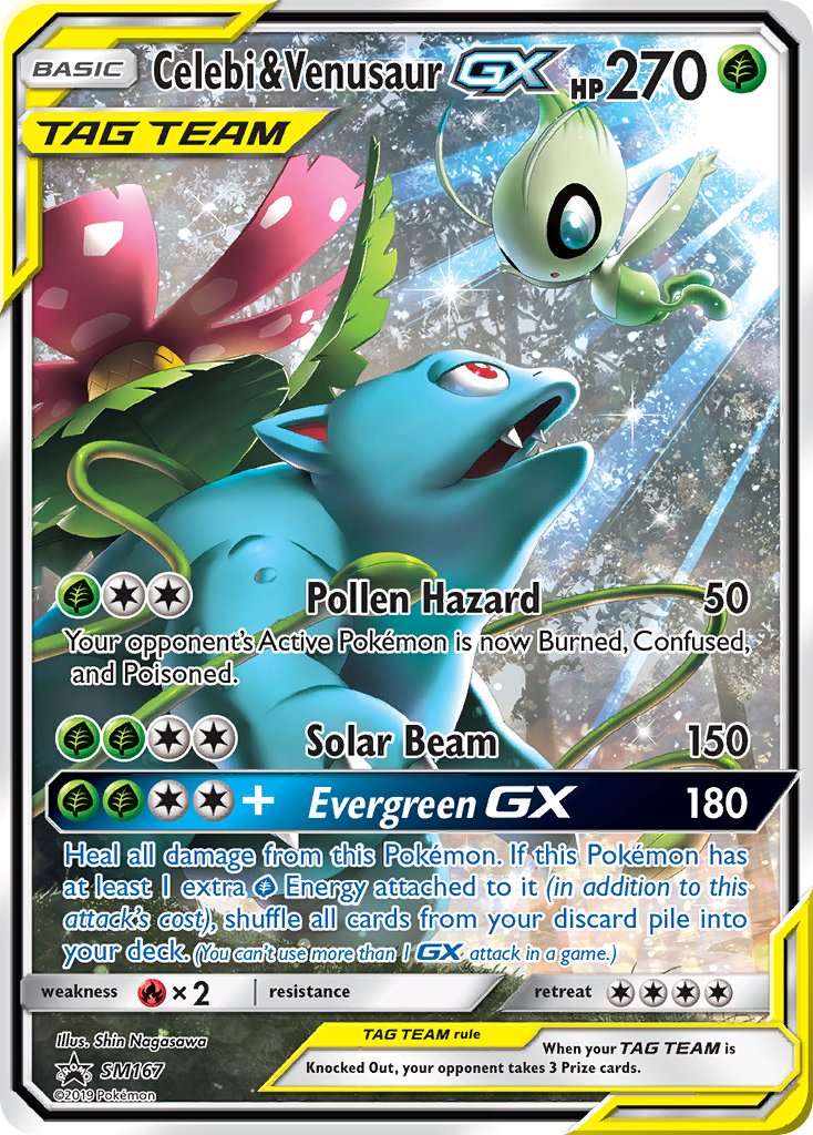 Celebi & Venusaur GX (SM167) [Sun & Moon: Black Star Promos] - Waypoint Games CA