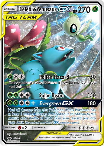 Celebi & Venusaur GX (SM167) [Sun & Moon: Black Star Promos] - Waypoint Games CA