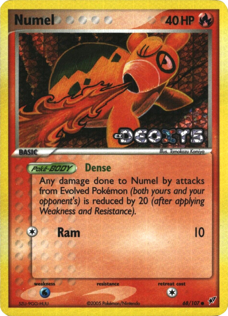 Numel (68/107) (Stamped) [EX: Deoxys] - Waypoint Games CA