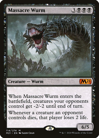 Massacre Wurm [Core Set 2021] - Waypoint Games CA