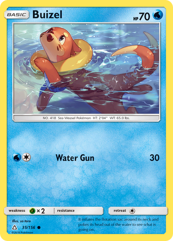 Buizel (35/156) [Sun & Moon: Ultra Prism] - Waypoint Games CA