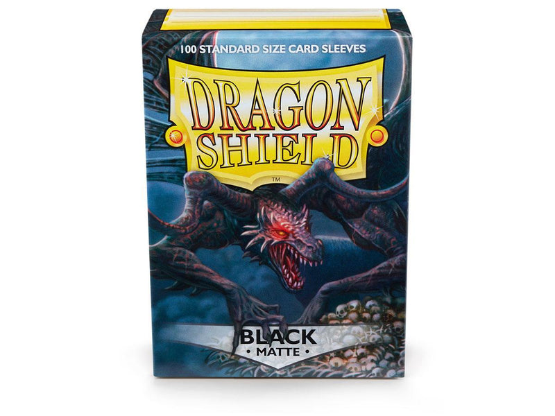 Dragon Shield Matte Black Sleeves 100ct