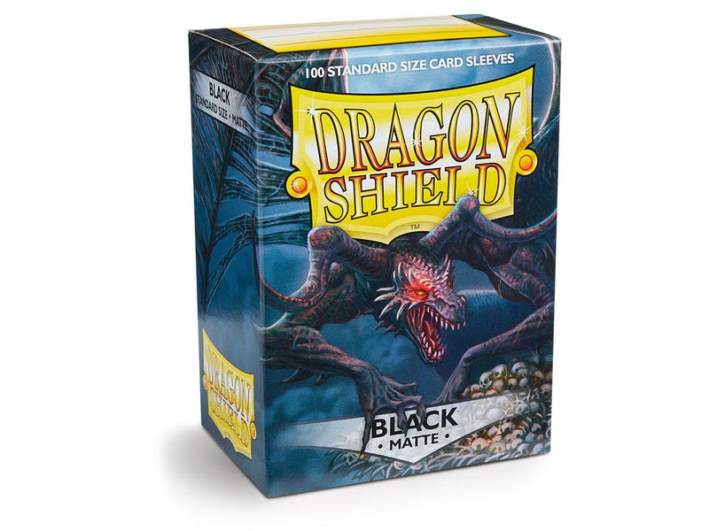 Dragon Shield Matte Black Sleeves 100ct