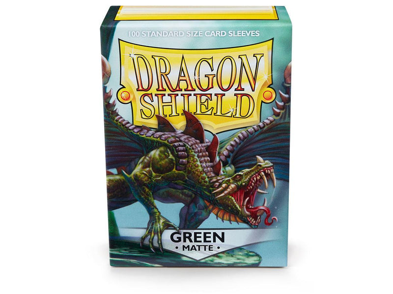 Dragon Shield Matte Green Sleeves 100ct