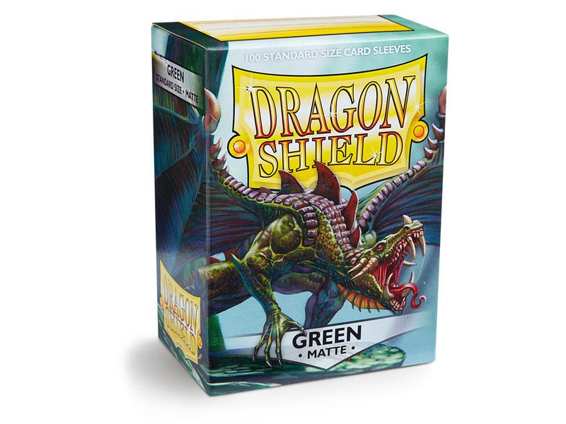 Dragon Shield Matte Green Sleeves 100ct