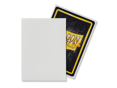 Dragon Shield Matte White Sleeves 100ct