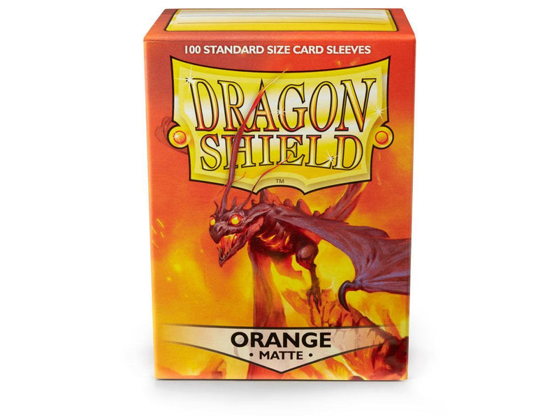 Dragon Shield Matte Orange Sleeves 100ct