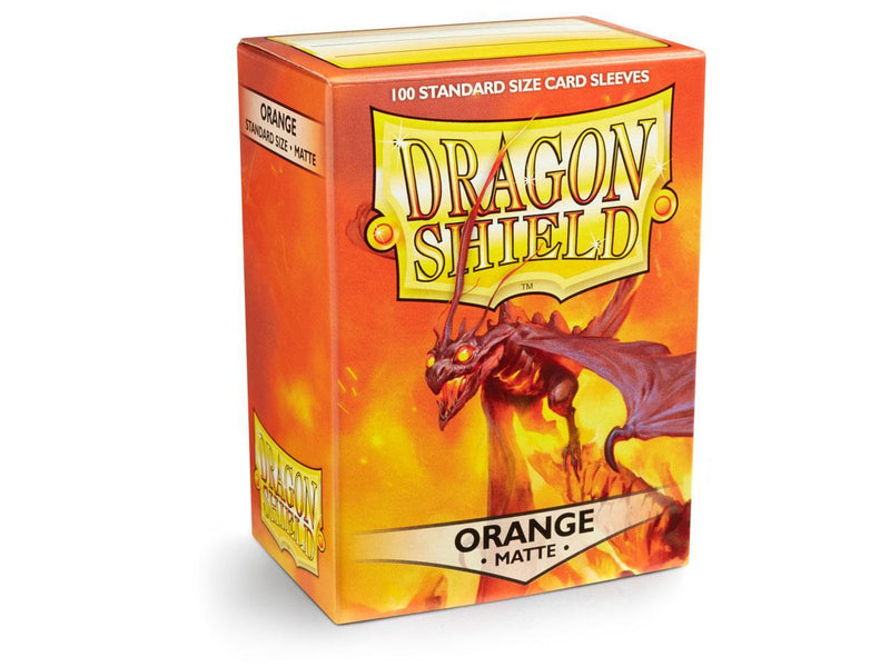 Dragon Shield Matte Orange Sleeves 100ct