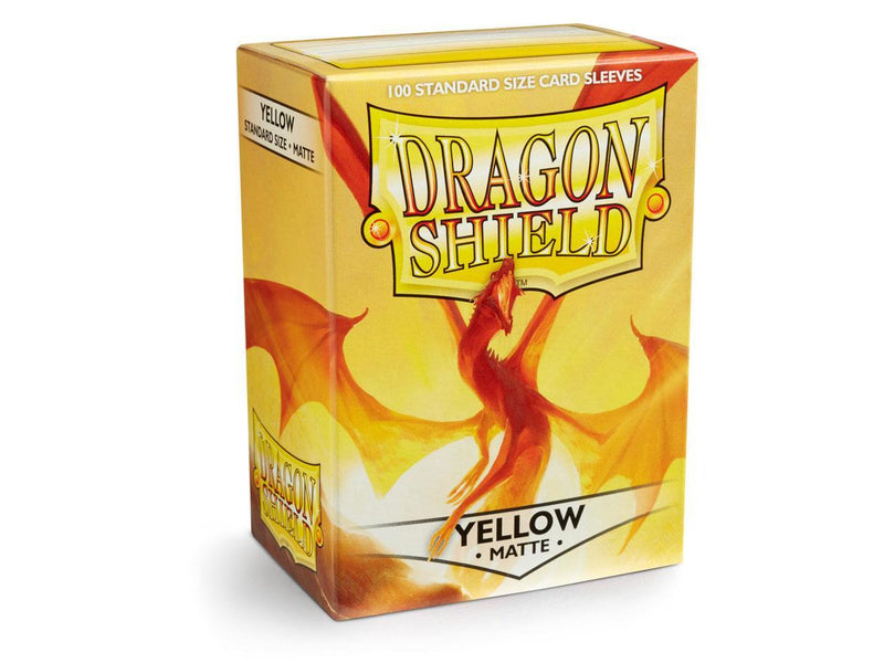 Dragon Shield Matte Yellow Sleeves 100ct