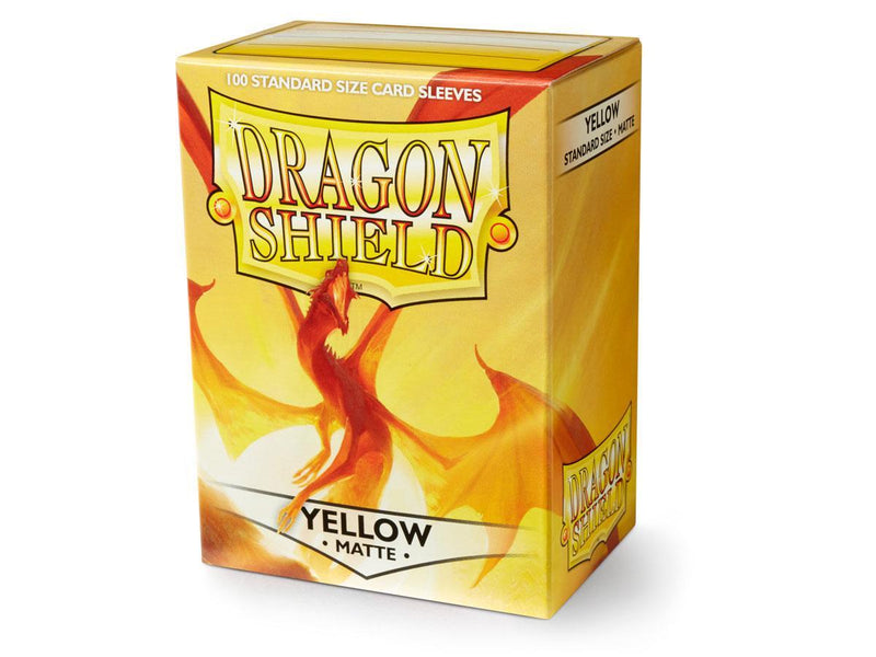 Dragon Shield Matte Yellow Sleeves 100ct