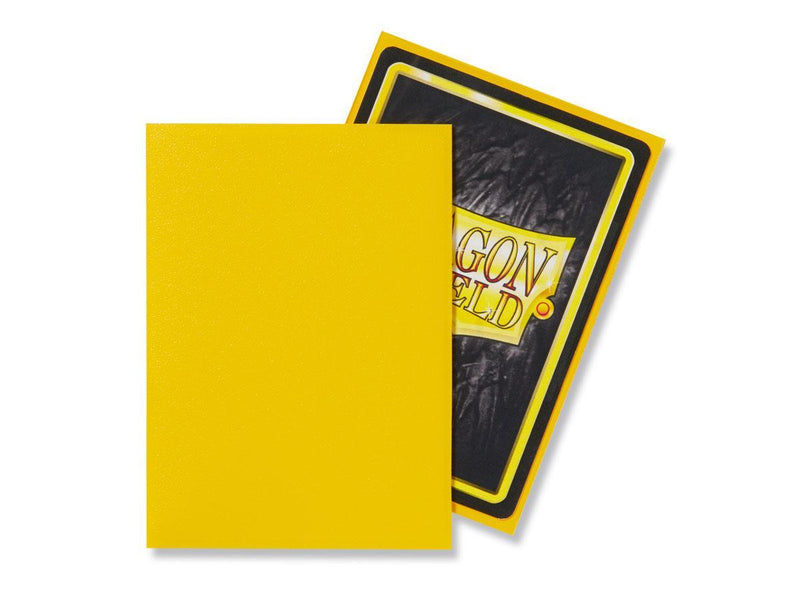 Dragon Shield Matte Yellow Sleeves 100ct