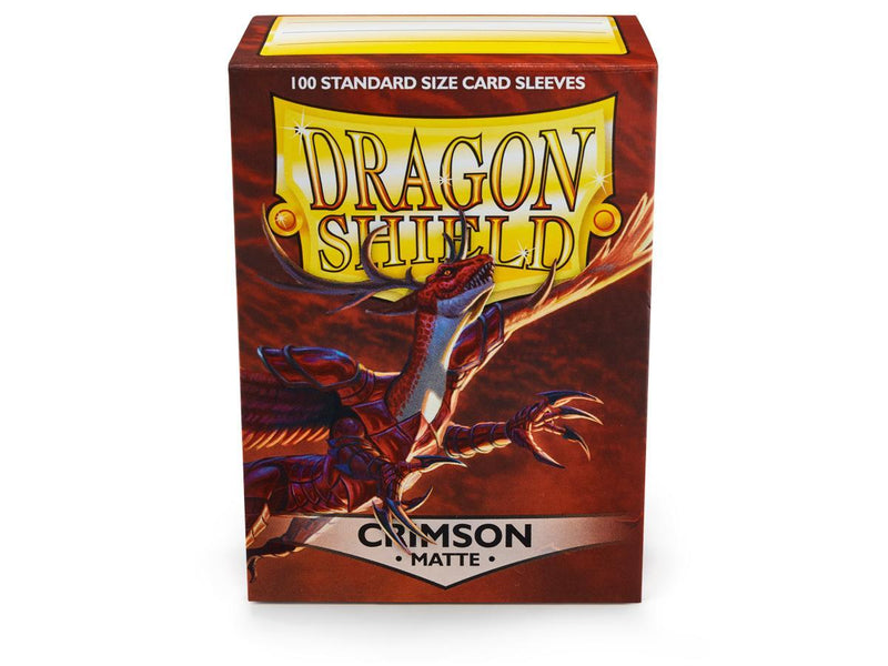 Dragon Shield Matte Crimson 100ct