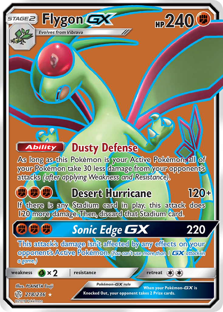 Flygon GX (218/236) [Sun & Moon: Cosmic Eclipse] - Waypoint Games CA