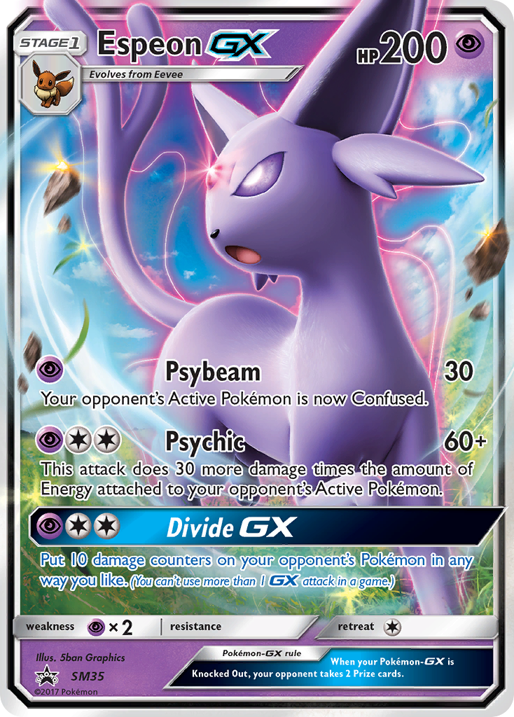 Espeon GX (SM35) [Sun & Moon: Black Star Promos] - Waypoint Games CA