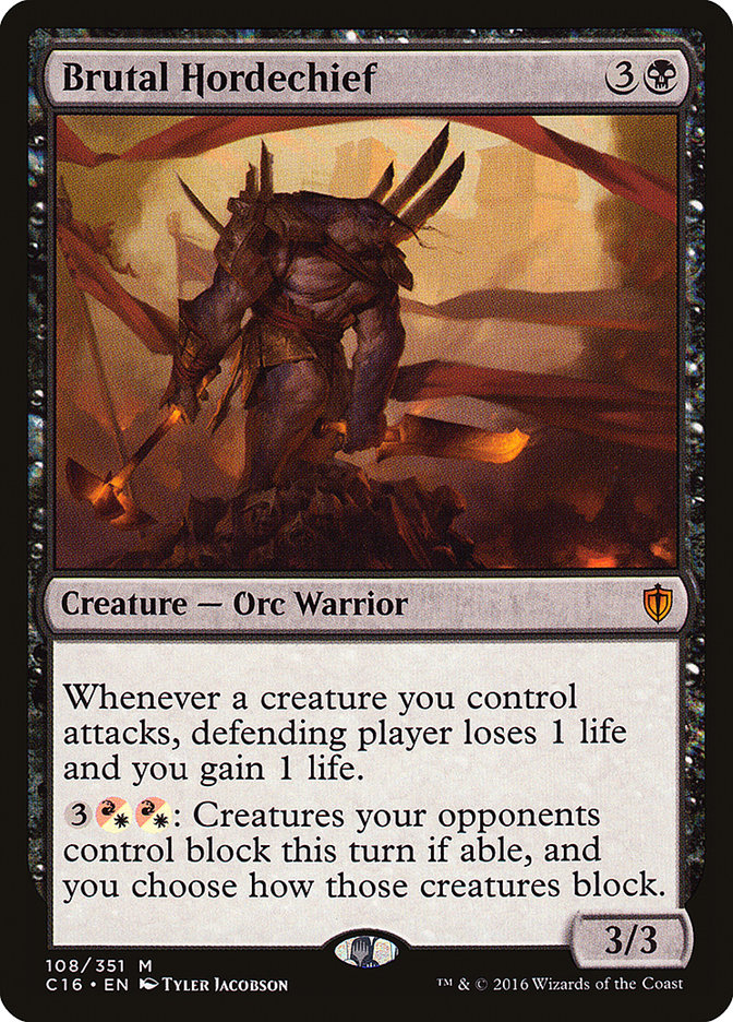 Brutal Hordechief [Commander 2016]